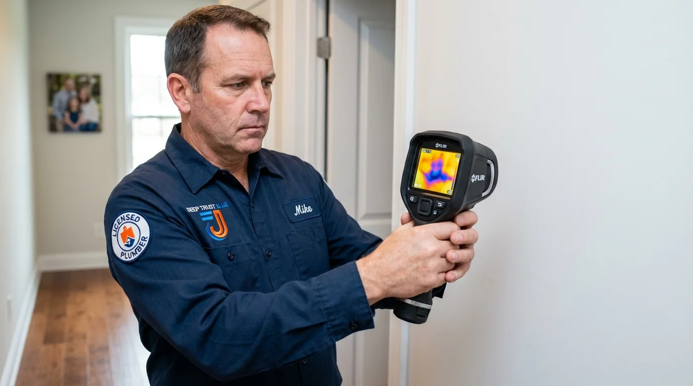 Thermal imaging leak detection by Johns Plumbing LLC in Sullivan City